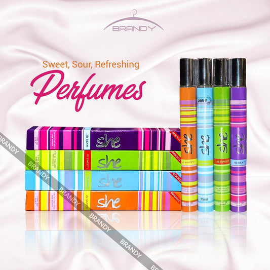 She Pen Perfume For Women and Girls - 35ml, Pack of 5
