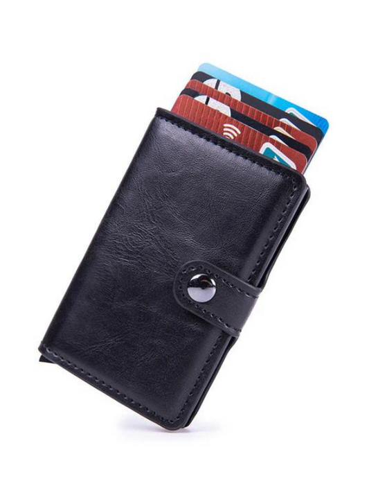 Pull-Out Leather Card Holder